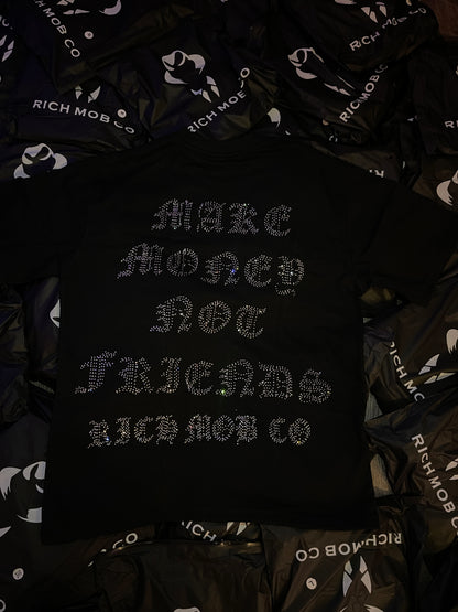 MMNF Outline rhinestone T-shirt
